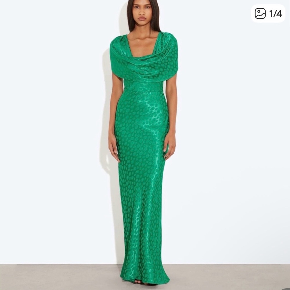 Rat and Boa, Odessa green dress